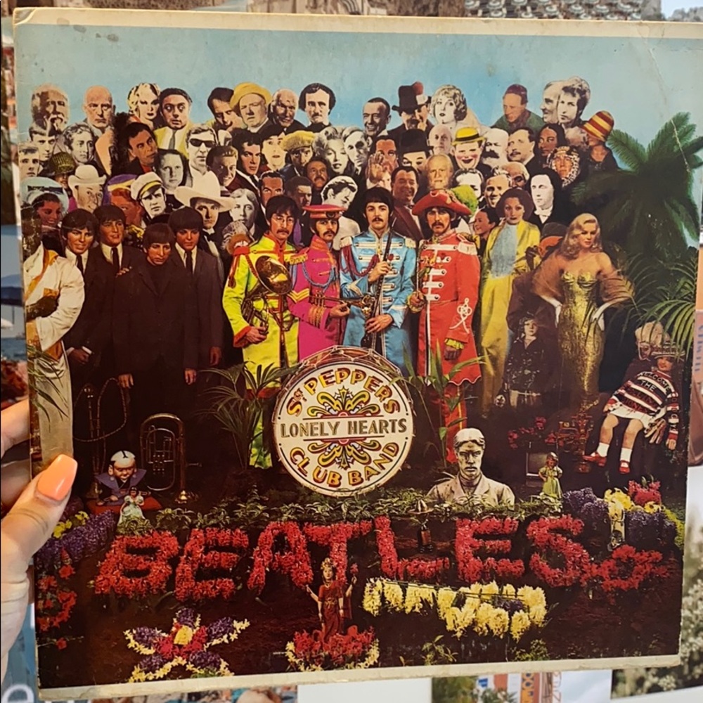 the beatles “sgt pepper....” record